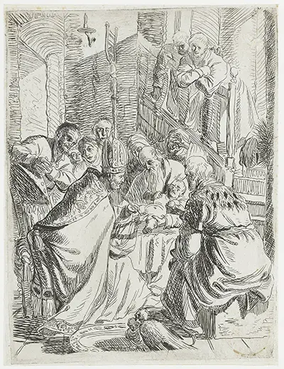 Die Beschneidung (The Circumcision) Rembrandt